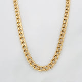 Cadena Cubana 8.6 g / 52 cm / 3.5 mm Oro Amarillo 18K