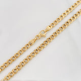 Cadena Cubana 8.6 g / 52 cm / 3.5 mm Oro Amarillo 18K
