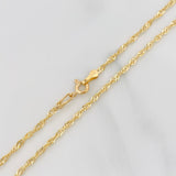 Cadena Singapur 4.65 g / 50 cm / 1.95 mm Oro Amarillo 18K