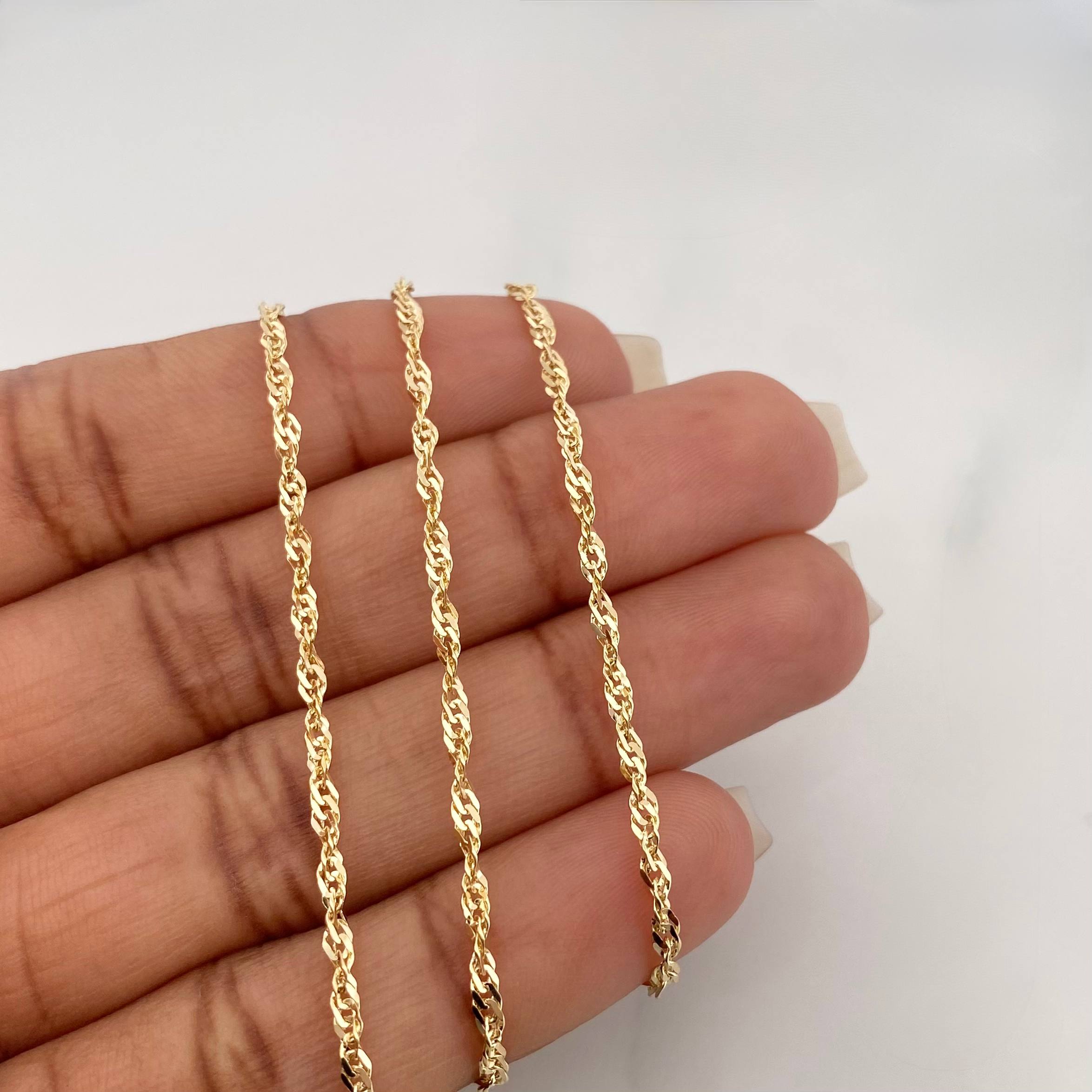 Cadena Singapur 4.65 g / 50 cm / 1.95 mm Oro Amarillo 18K