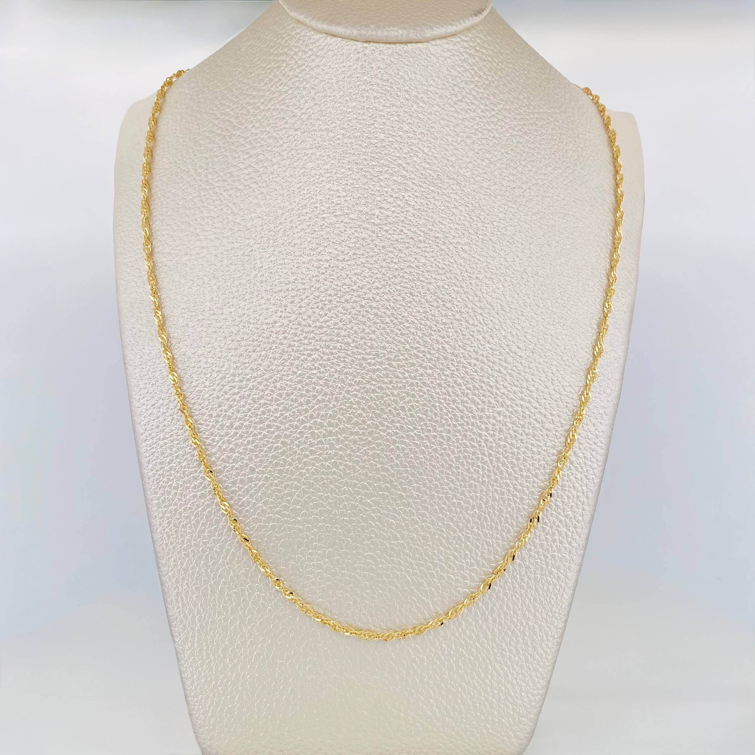 Cadena Singapur 4.65 g / 50 cm / 1.95 mm Oro Amarillo 18K