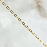 Tobillera Aro Seguido 1.85gr / 28cm / 2.5mm Oro Amarillo +3 18K ©
