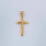 Dije Cruz 0.85gr / 3.5cm / Oro Amarillo 18K %
