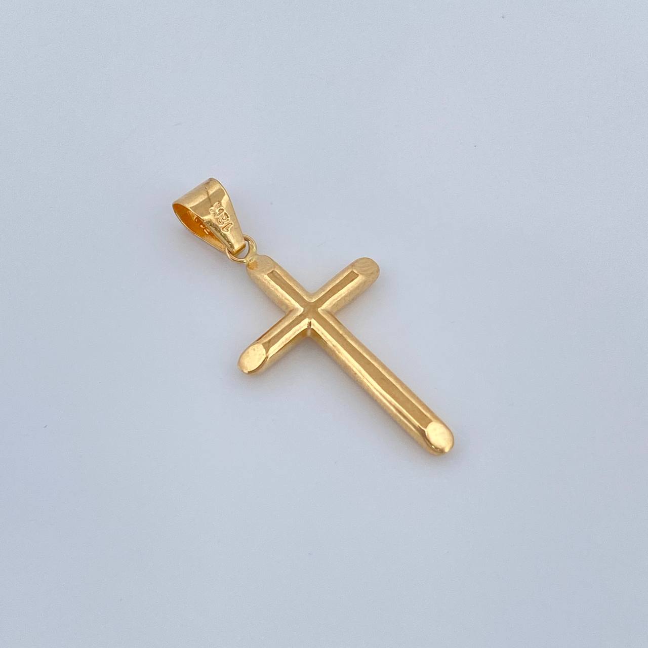 Dije Cruz 0.85gr / 3.5cm / Oro Amarillo 18K %