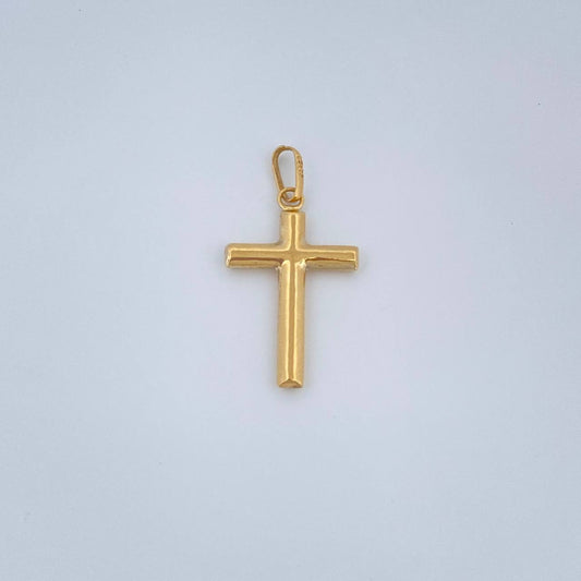 Dije Cruz 0.7gr / 3cm / Oro Amarillo 18K %