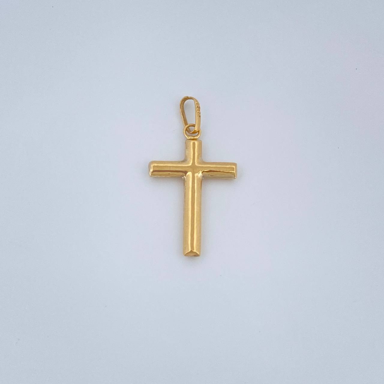 Dije Cruz 0.8gr / 3cm / Oro Amarillo 18K %