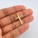 Dije Cruz 0.7gr / 3cm / Oro Amarillo 18K %