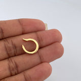 Piercing Earcuff Rubys 1.3gr / 1.5cm / Oro Amarillo 18K %