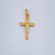 Dije Cruz Cristo 0.4gr / 2.2cm / Oro Amarillo 18K %