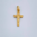 Dije Cruz Cristo 0.4gr / 2.2cm / Oro Amarillo 18K %
