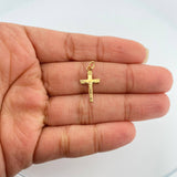 Dije Cruz Cristo 0.4gr / 2.2cm / Oro Amarillo 18K %