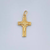 Dije Cruz Cristo 0.65gr / 2.5cm / Oro Amarillo 18K %