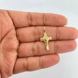 Dije Cruz Cristo 0.65gr / 2.5cm / Oro Amarillo 18K %