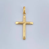 Dije Cruz 0.75gr / 3.5cm / Oro Amarillo 18K %