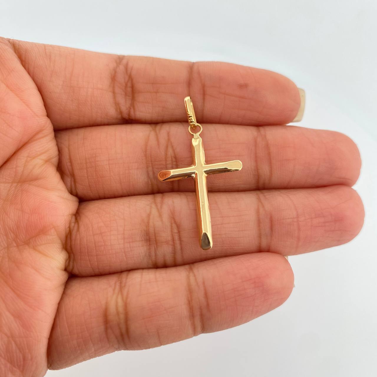 Dije Cruz 0.75gr / 3.5cm / Oro Amarillo 18K %