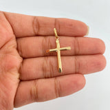 Dije Cruz 0.75gr / 3.5cm / Oro Amarillo 18K %