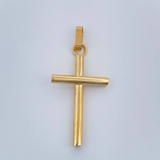 Dije Cruz 0.85gr / 3.4cm / Oro Amarillo 18K %