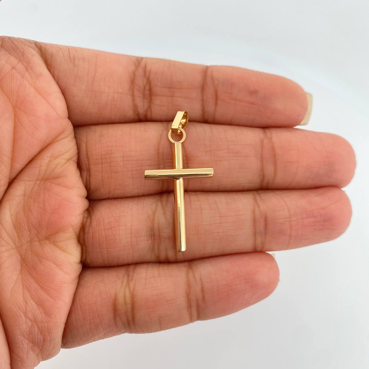 Dije Cruz 1gr / 3.4cm / Oro Amarillo 18K %