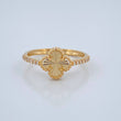 Anillo Trebol 2.15gr / 8cm / Oro Amarillo 18K %