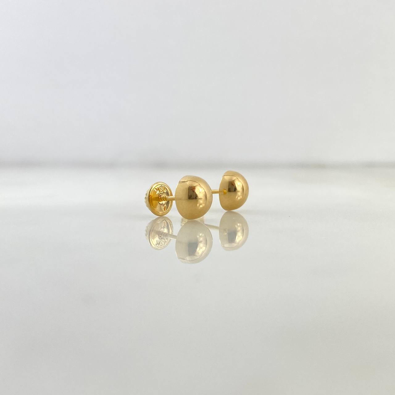 Topos Media Bola 7mm 0.65gr Lisa Oro Amarillo