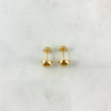 Topos Media Bola Lisa 0.65gr / 7mm Oro Amarillo ©
