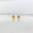 Topos Media Bola 7mm 0.65gr Lisa Oro Amarillo