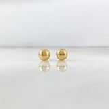 Topos Media Bola 7mm 0.65gr Lisa Oro Amarillo