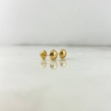 Topos Media Bola 0.55gr / 6mm Lisa Oro Amarillo 18K