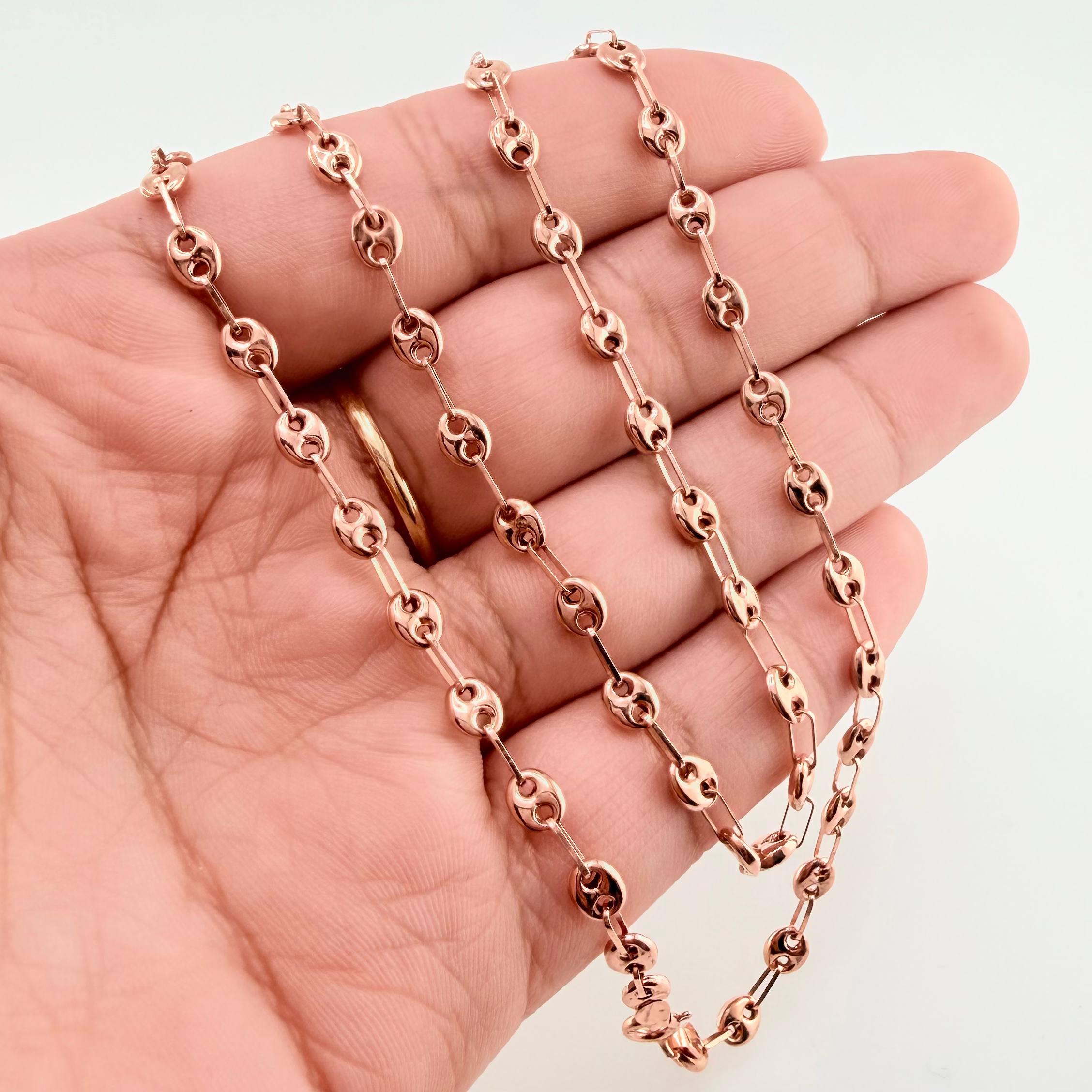 Cadena GC 5.75gr / 50cm-4.1mm Oro Rosa 18K