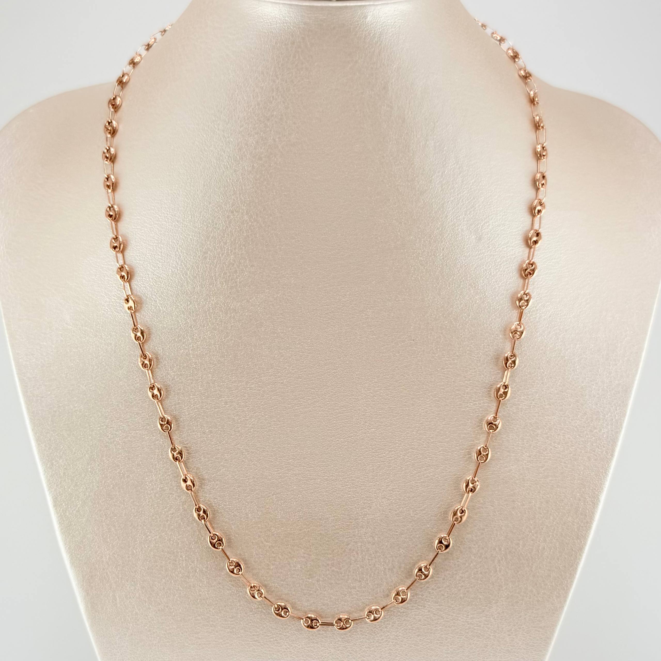 Cadena GC 5.75gr / 50cm-4.1mm Oro Rosa 18K