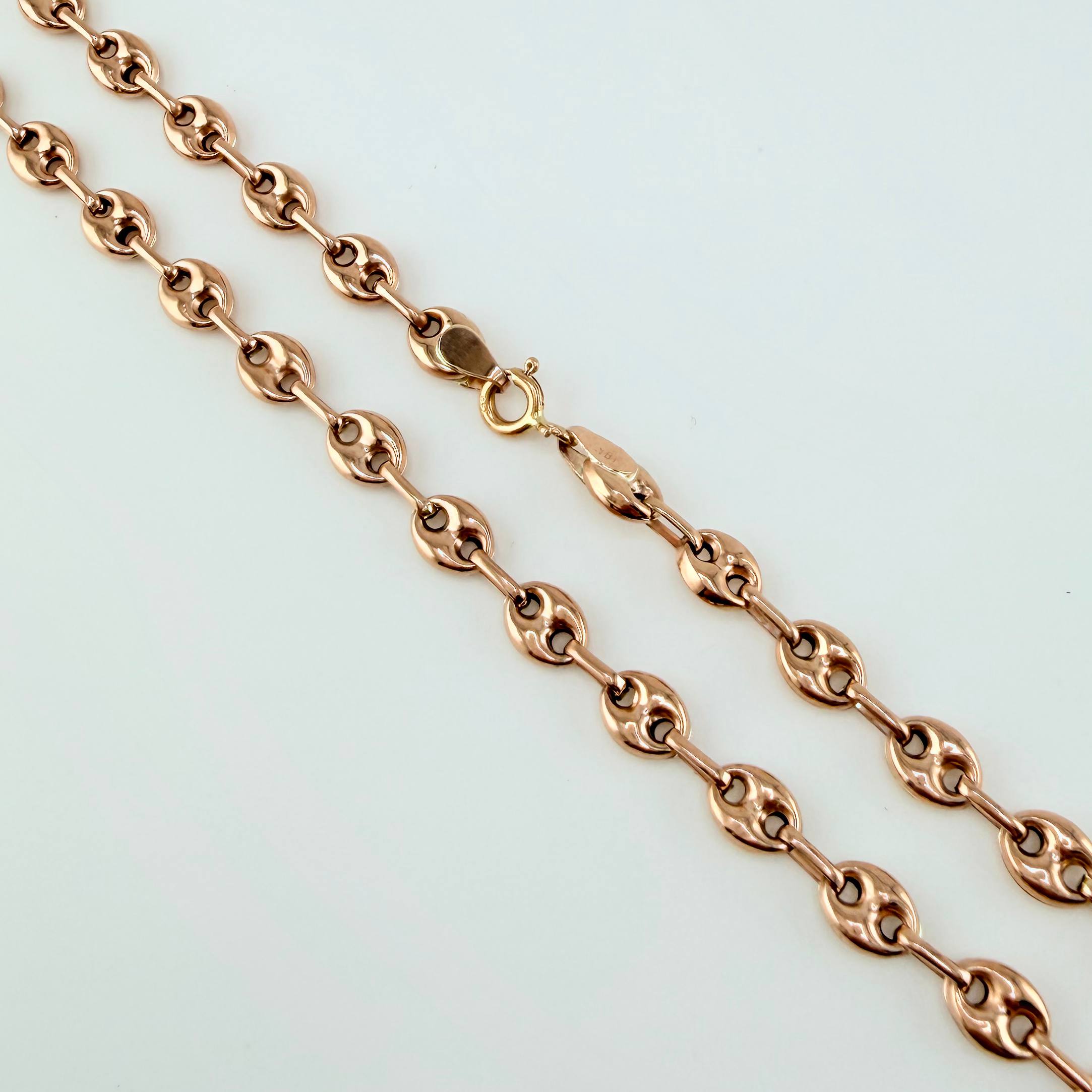 Cadena GC 10gr / 60cm-5.1mm Oro Rosa 18K