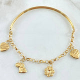 Pulso Charms 5.8gr / 19cm / Oro 18K