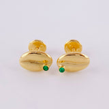 Topos Grano de Café 0.8g / 6.7mm Oro Amarillo 18K