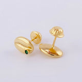Topos Grano de Café 0.8g / 6.7mm Oro Amarillo 18K