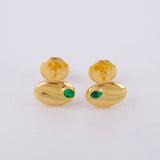 Topos Grano de Café 0.65g / 7.6mm Oro Amarillo 18K