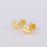 Topos Grano de Café 0.75g / 6.7mm Oro Amarillo 18K