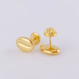 Topos Grano de Café 0.75g / 6.6mm Oro Amarillo 18K