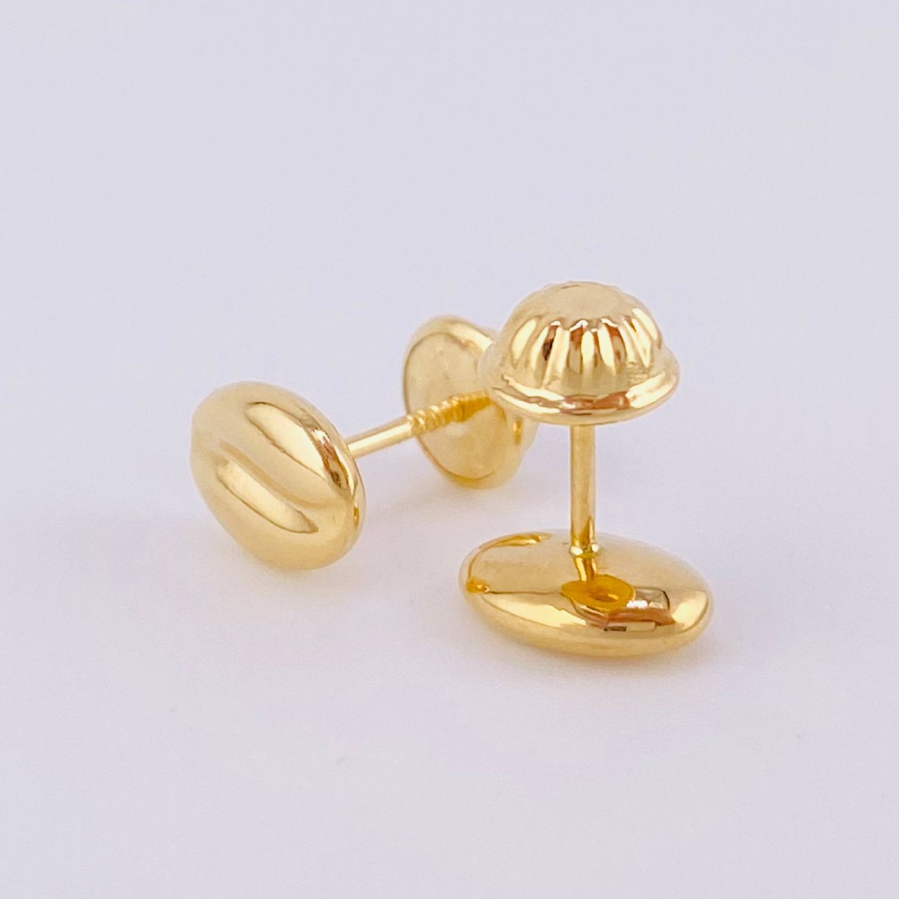 Topos Grano de Café 0.6g / 7.6mm Oro Amarillo 18K