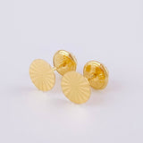 Topos Circulo Diamantado 0.5g / 5.2mm Oro Amarillo 18K