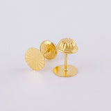 Topos Circulo Diamantado 0.5g / 5.2mm Oro Amarillo 18K