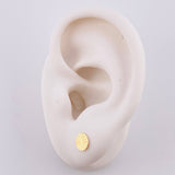 Topos Circulo Diamantado 0.5g / 5.2mm Oro Amarillo 18K