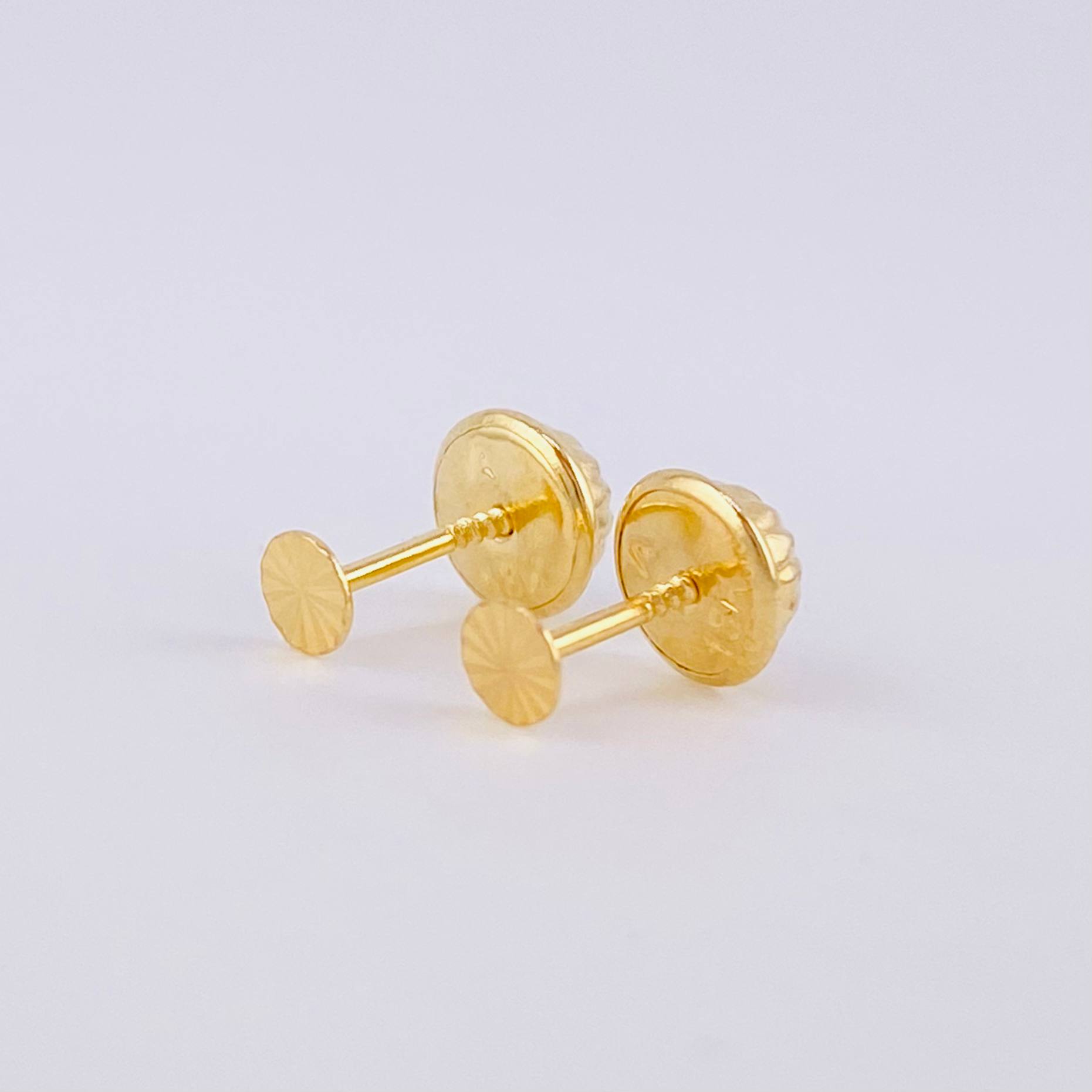 Topos Circulo Diamantado 0.4g / 4mm Oro Amarillo 18K