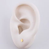 Topos Circulo Diamantado 0.4g / 3.1mm Oro Amarillo 18K