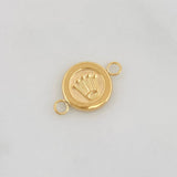 Herraje Corona 0.55g / 1.5cm Oro Amarillo 18K