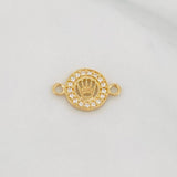 Herraje Corona 0.65g / 1.5cm Oro Amarillo 18K