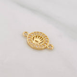 Herraje Corona 0.65g / 1.5cm Oro Amarillo 18K