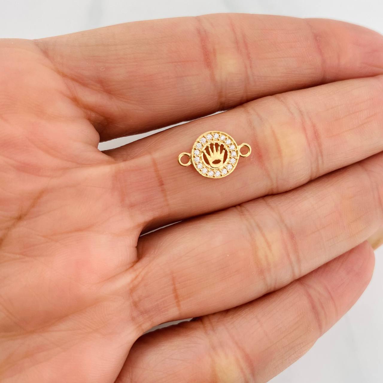 Herraje Corona 0.65g / 1.5cm Oro Amarillo 18K