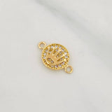Herraje Corona 0.9g / 1.5cm Oro Amarillo 18K