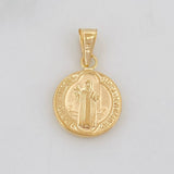 Dije San Benito 0.85g / 2.2cm Oro Amarillo 18K
