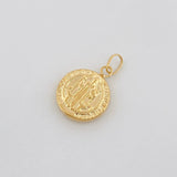 Dije San Benito 0.7g / 2cm Oro Amarillo 18K